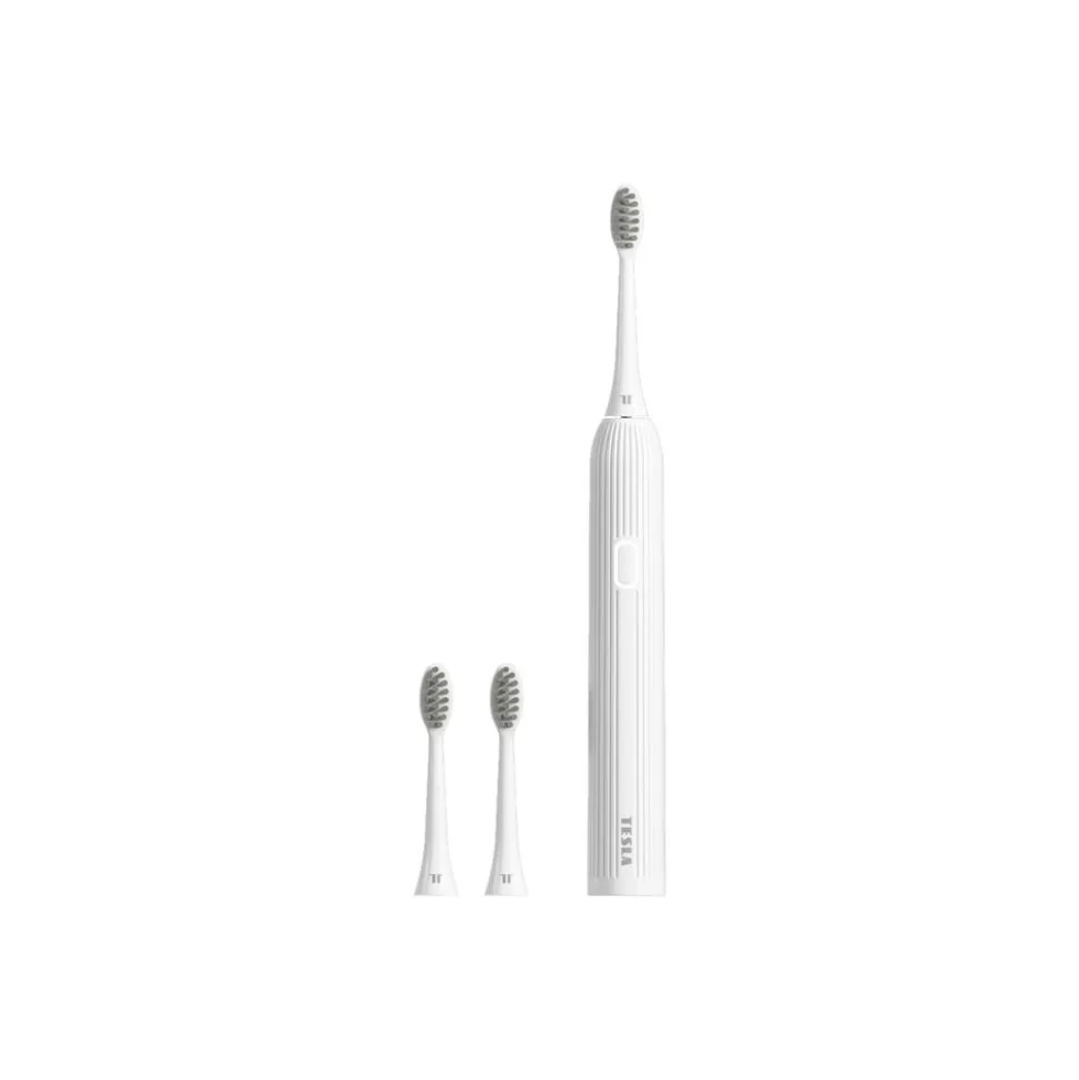 Szczoteczka soniczna Tesla Smart TS200 Bluetooth, biała, 3 końcówki