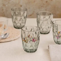 Szklanki Homla Luno, 4 sztuki, 280 ml, grafitowe
