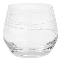 Szklanki niskie Zwieger Spiral, 6 sztuk, 350 ml, transparentne