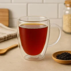 Szklanki termiczne MG Home Renza, 2 sztuki, 300 ml, z przezroczystym uchem