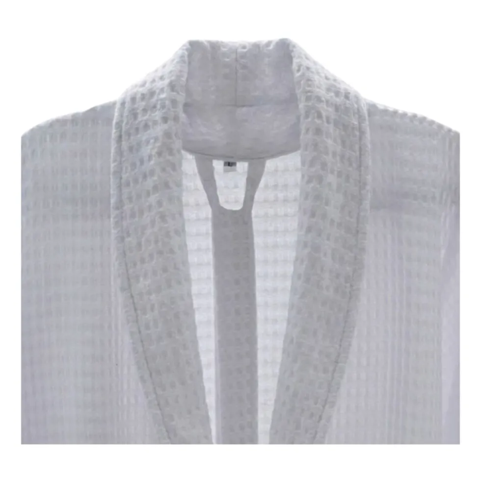 Szlafrok frotte Art Soft Home, waflowy, bawełniany, rozmiar XXL, biały