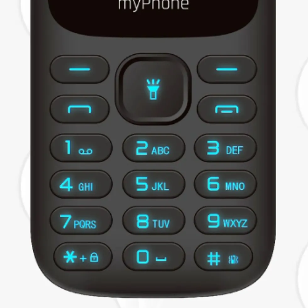 Telefon myPhone 2220, 1,77”, czarny