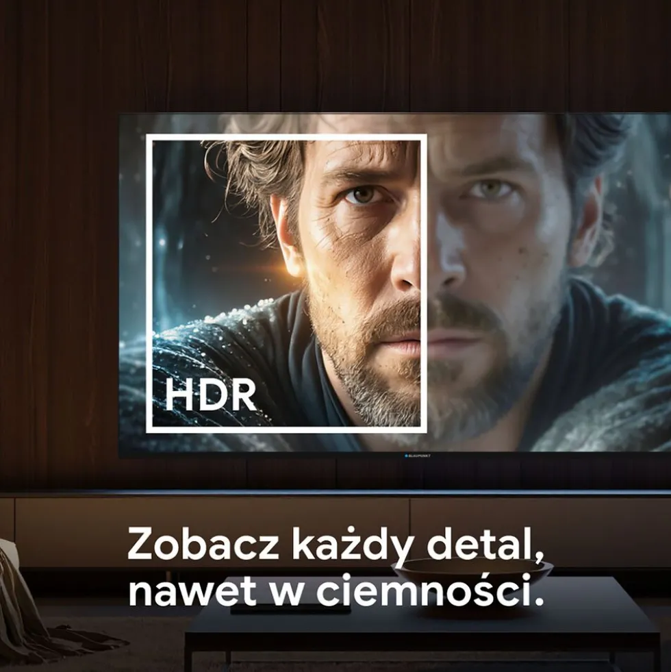 Telewizor 43” Blaupunkt 43ULW6000S, Smart TV WebOS, D-LED, 4K UHD, bezramkowy