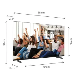 Telewizor 43” Thomson 43UG4S14, Google TV, 4K UHD, bezramkowy