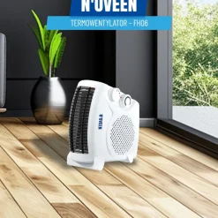 Termowentylator Noveen FH06, 2000 W, biały, z termostatem