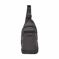 Torba męska crossbody Wings Brant BRT03, 17 x 6 x 35 cm, 3 l, czarna
