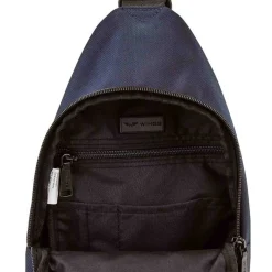 Torba męska crossbody Wings Brant BRT03, 17 x 6 x 35 cm, 3 l, granatowa