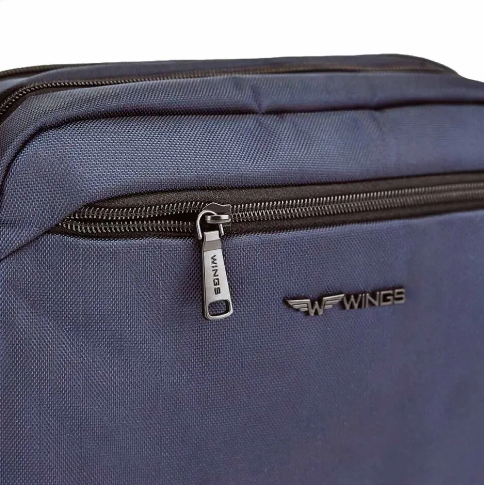 Torba męska crossbody Wings Brant BRT01, 28 x 9 x 21 cm, 5 l, granatowa