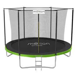 Trampolina Jumi Motion 8FT, 244 cm, z siatką wewnętrzną, zielona