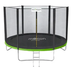 Trampolina Jumi Motion 8FT, 244 cm, z siatką zewnętrzną, zielona