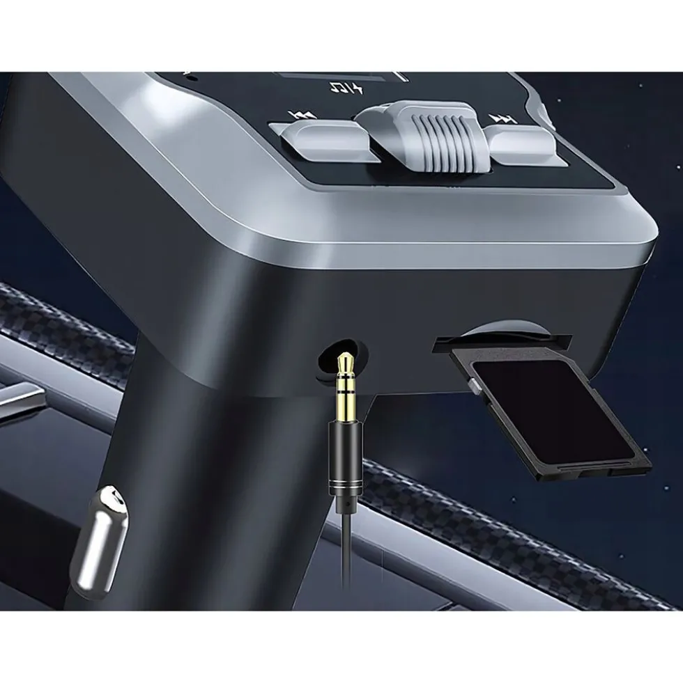 Transmiter FM Extralink Smart Life, Bluetooth, ładowarka USB, slot na kartę pamięci