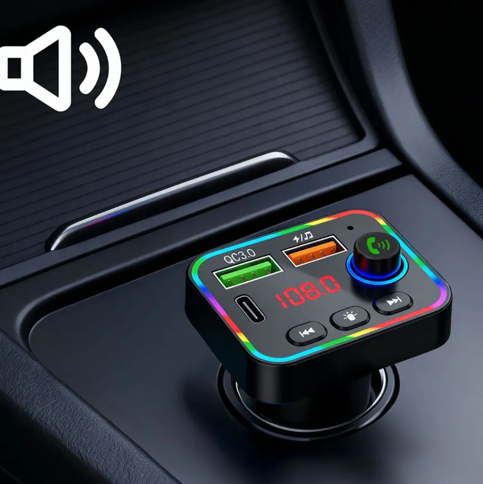 Transmiter FM Tracer SoundCast, Bluetooth 5.3