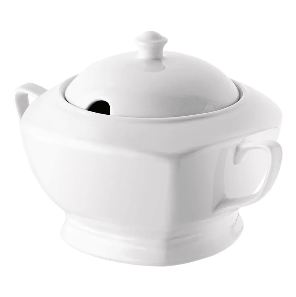 Waza do zupy z porcelany Tadar, 2,5 l, biała