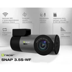 Wideorejestrator Tracer Snap 3.5S-WF, 3,5K, Wi-Fi