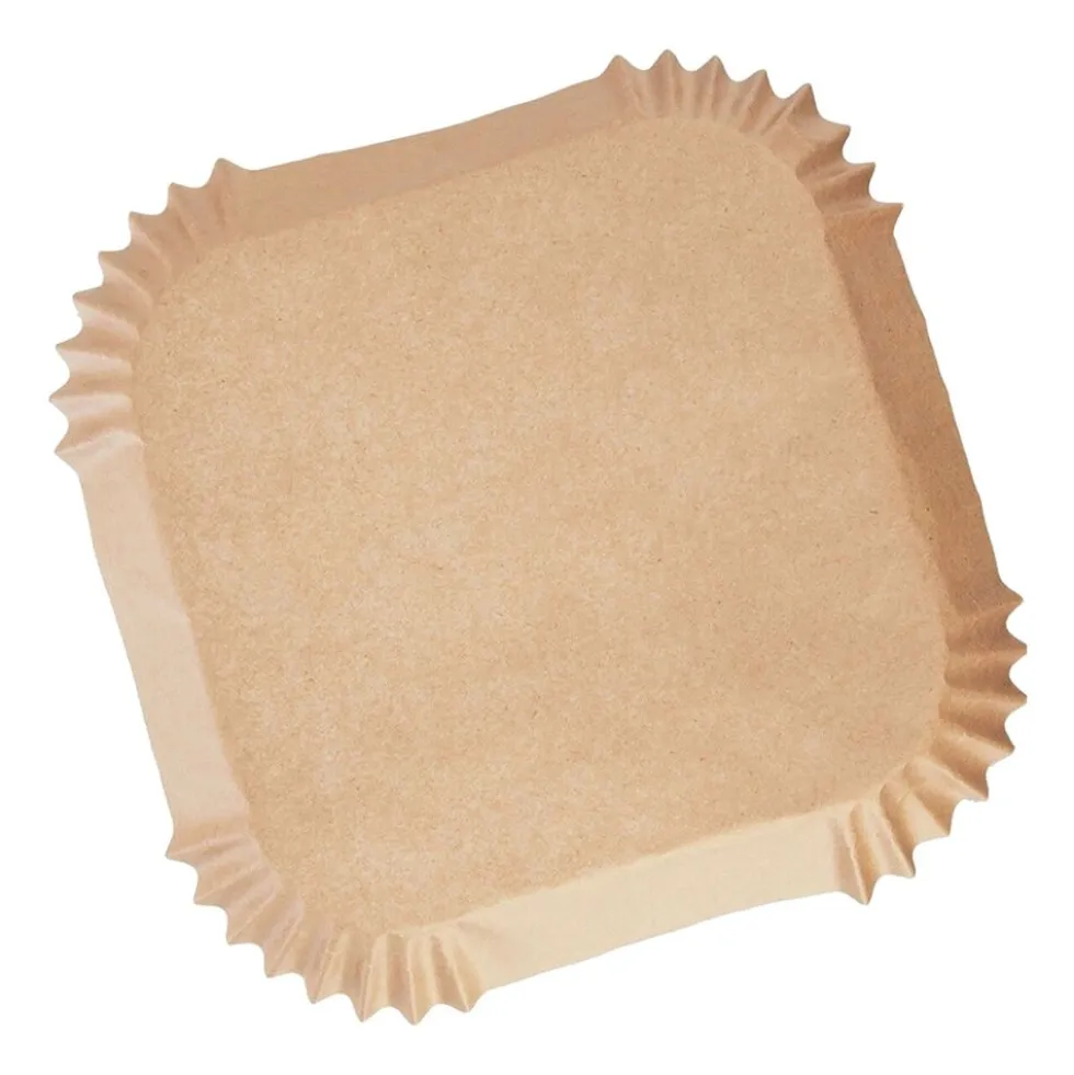 Wkład do frytkownicy beztłuszczowej Extralink, kwadratowy, papierowy, 16 x 16 cm, 50 szt.