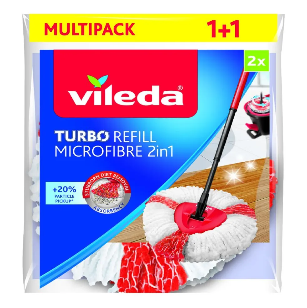 Wkład do mopa obrotowego Vileda Turbo 2 w 1, 2 szt.