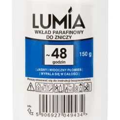 Wkład olejowy do zniczy Lumia, 60 godzin, 150 g, 36 sztuk