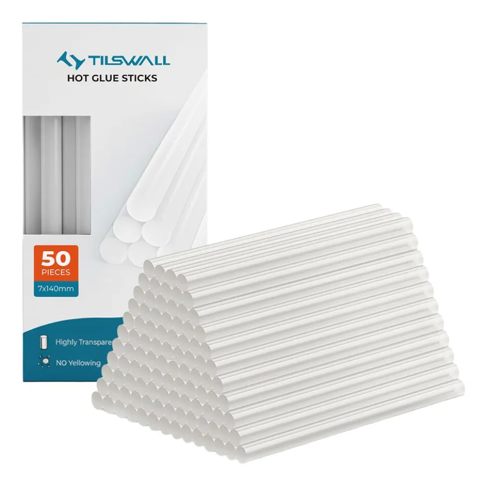 Wkłady do pistoletu do kleju Tilswall, 50 sztuk