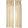 Zasłony aksamitne na taśmie 135 x 250 cm Smukee Home, 2 szt., beżowe