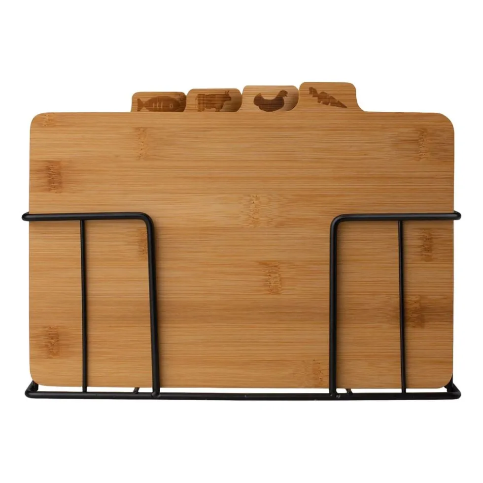 Zestaw 4 desek bambusowych Konighoffer Cedar, ze stojakiem
