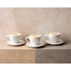 Zestaw do kawy z porcelany Delta Q Qups Cappuccino, 12 elementów, biały