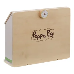 Zestaw drewniana szkoła z figurkami Peppa, podstawka Drop & Play
