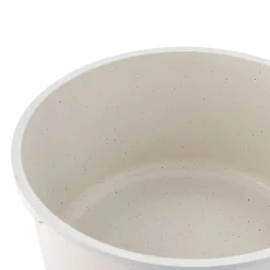 Zestaw garnków Starke Pro Compacti Cream, 9 elementów, odpinany uchwyt