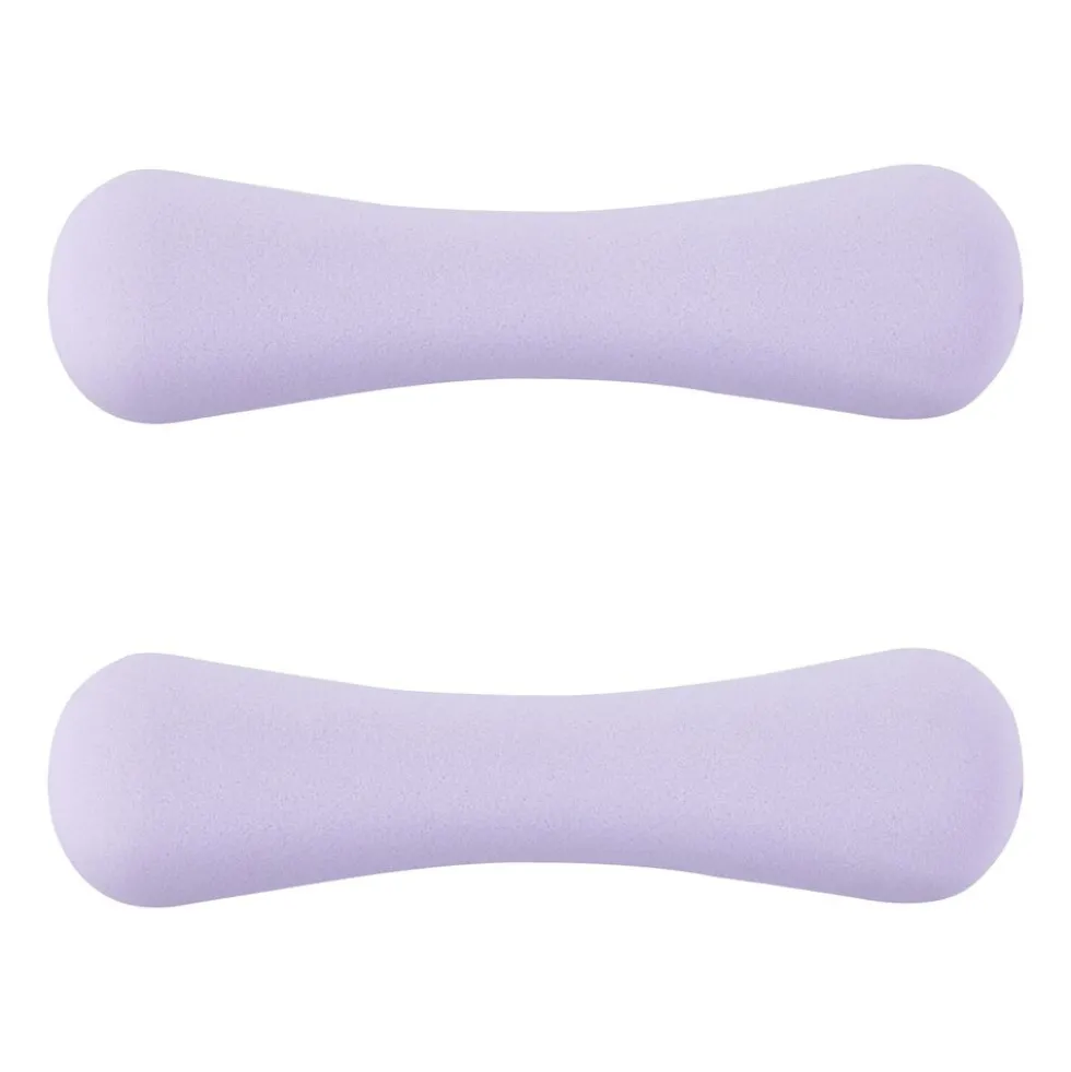 Zestaw hantli Spokey Bone, 2 x 0,5 kg, fioletowe