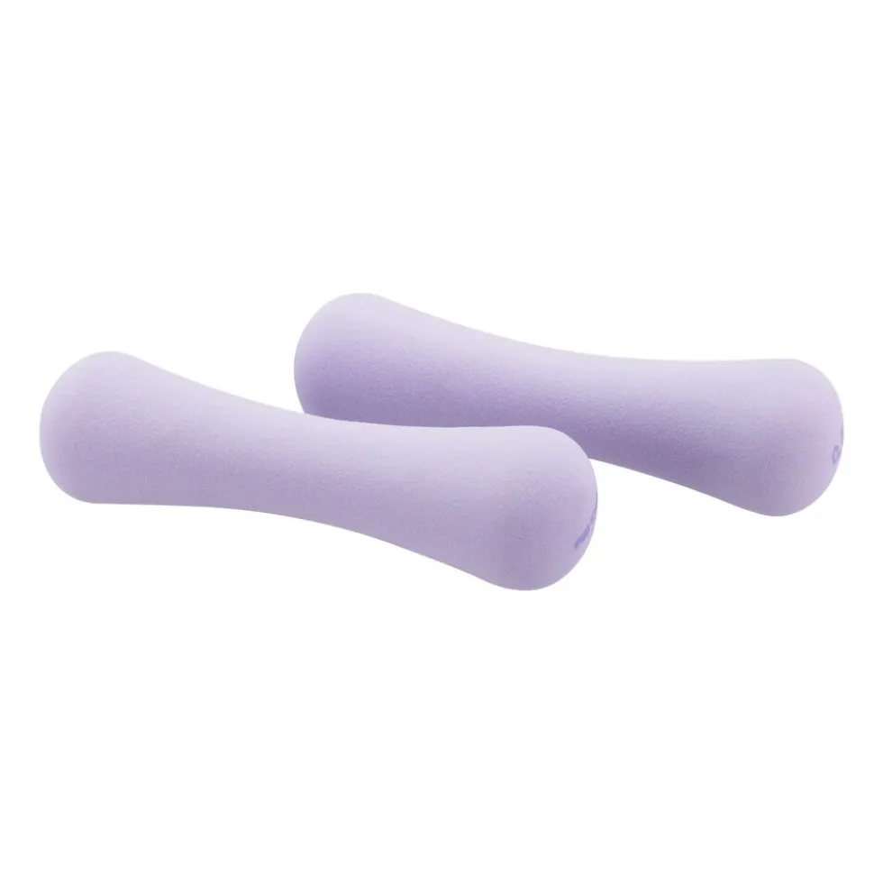 Zestaw hantli Spokey Bone, 2 x 0,5 kg, fioletowe