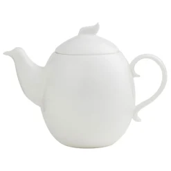 Zestaw kawowy z porcelany na 6 osób Ambition Giro, 17 elementów, biały