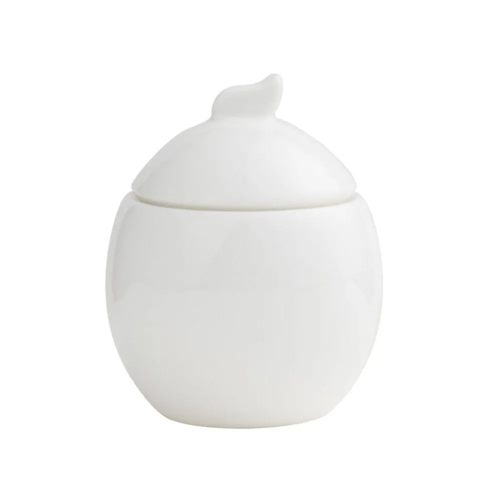 Zestaw kawowy z porcelany na 6 osób Ambition Giro, 17 elementów, biały