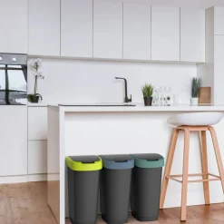 Zestaw 3 koszy na śmieci Rotho Twist, 25 L