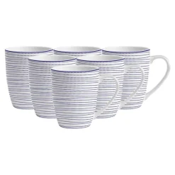 Zestaw kubków porcelanowych MG Home Marea, 360 ml, 6 sztuk