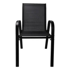 Zestaw mebli ogrodowych Jumi Fiesta, stolik, sofa, 2 krzesła, czarny