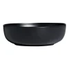 Zestaw obiadowy z kamionki na 6 osób MG Home Artena Black, 18 elementów, czarny