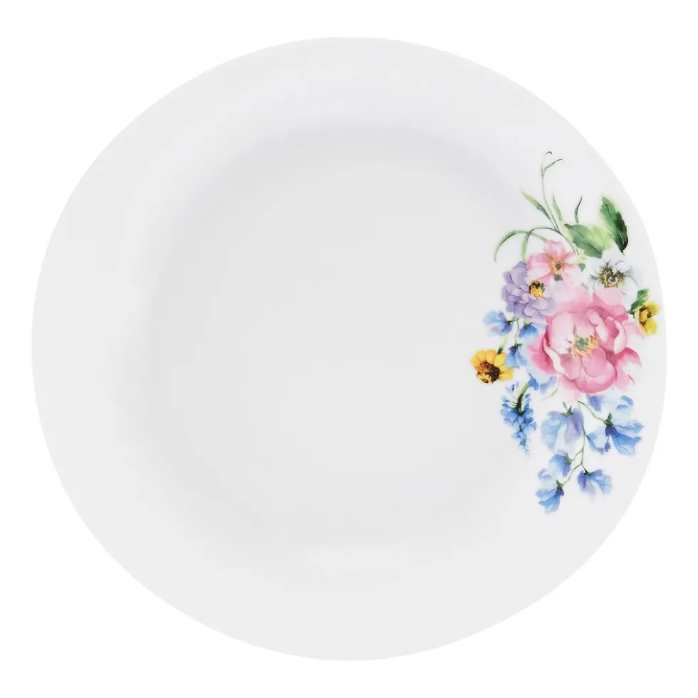 Zestaw obiadowy z porcelany Domotti Fiorella, na 6 osób, 18 elementów