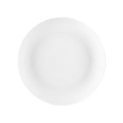Zestaw obiadowy z porcelany na 6 osób Lubiana Modern, 18 elementów, biały