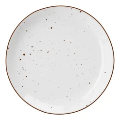 Zestaw obiadowy z porcelany na 6 osób MG Home Gemma, 18 elementów, biały