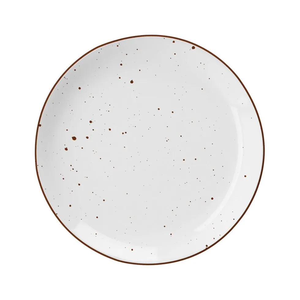 Zestaw obiadowy z porcelany na 4 osoby MG Home Gemma, 12 elementów, biały