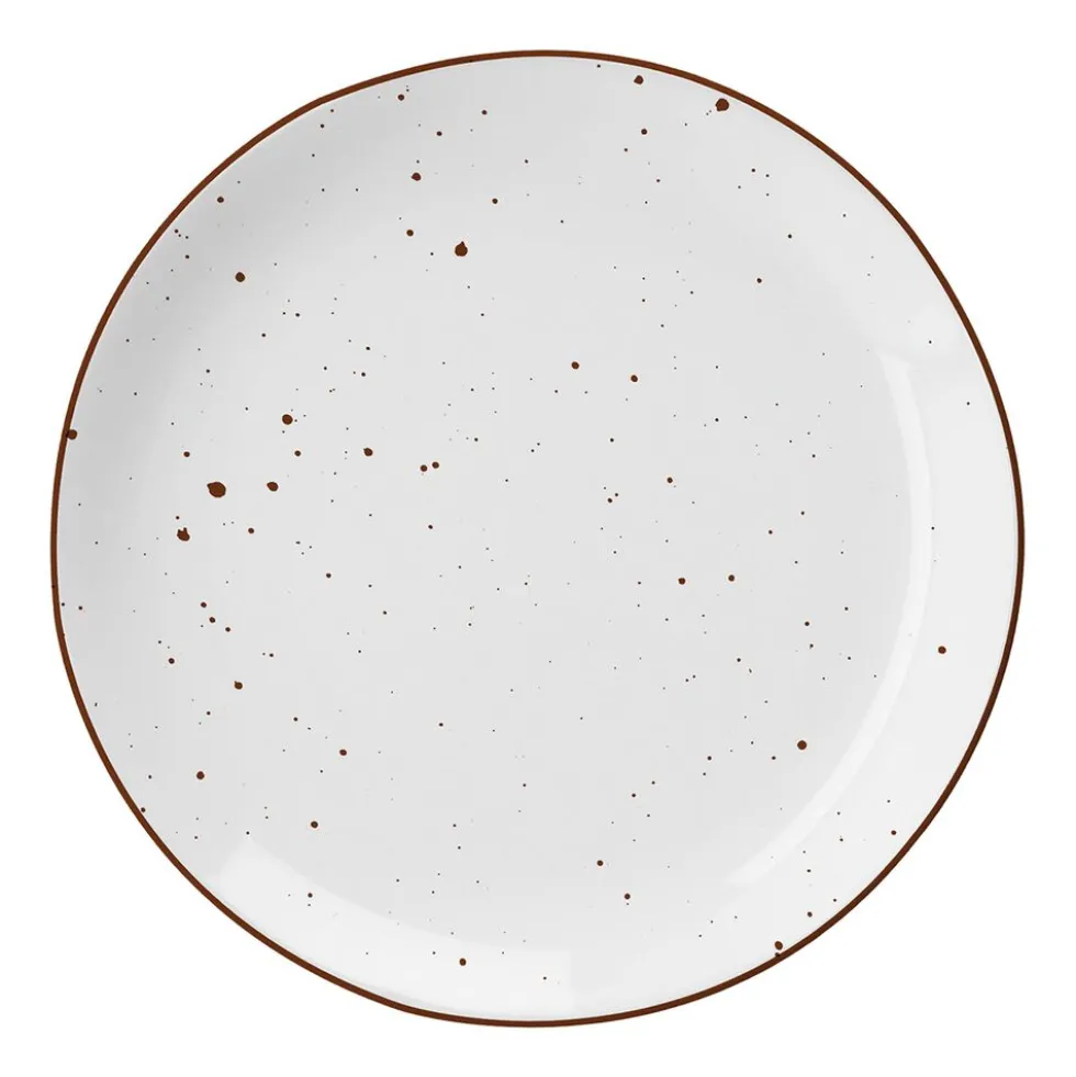 Zestaw obiadowy z porcelany na 4 osoby MG Home Gemma, 12 elementów, biały