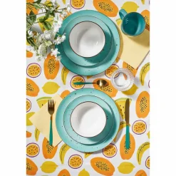 Zestaw obiadowy z porcelany na 4 osoby MG Home Gemma Green, 12 elementów, zielony