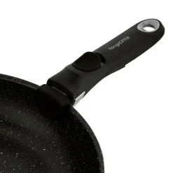 Zestaw patelni Konighoffer Spinel Black, 20/24/28 cm, odpinana rączka, czarne