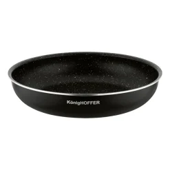 Zestaw patelni Konighoffer Spinel Black, 20/24/28 cm, odpinana rączka, czarne