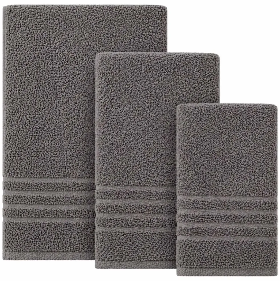 Zestaw ręczników frotte Art Soft Home Olimp, 500 g/m², 3 szt., szare