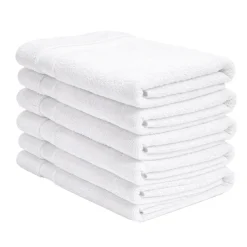 Zestaw ręczników frotte Art Soft Home, 500 g/m², 40 x 70 cm, 6 szt., białe