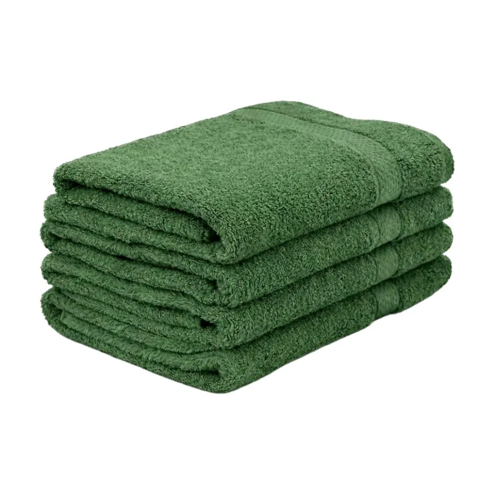 Zestaw ręczników frotte Art Soft Home, 500 g/m², 70 x 140 cm, 4 szt., zielone