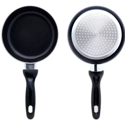 Zestaw rondli i patelni MG Home Mini, 4 elementy, czarne