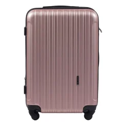 Zestaw walizek Wings Flamingo, z poszerzeniem, 3 szt., jasnofioletowy