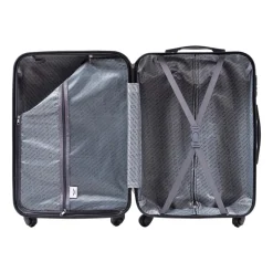 Zestaw walizek Wings Flamingo, z poszerzeniem, 3 szt., niebieskie