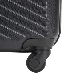 Zestaw walizek Wings Merlin z policarbonu, 3 szt., czarne